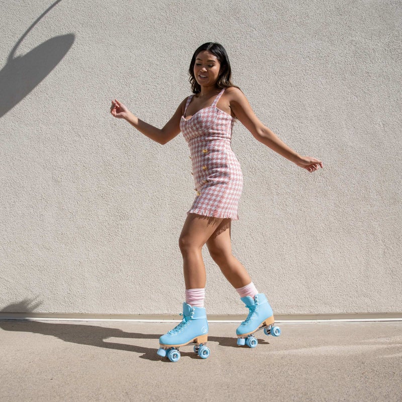 C SEVEN C7skates Cute Roller Skates for Girls and Adults (Aquamarine, Women's Women's 8 / Men's 7) - Image 3